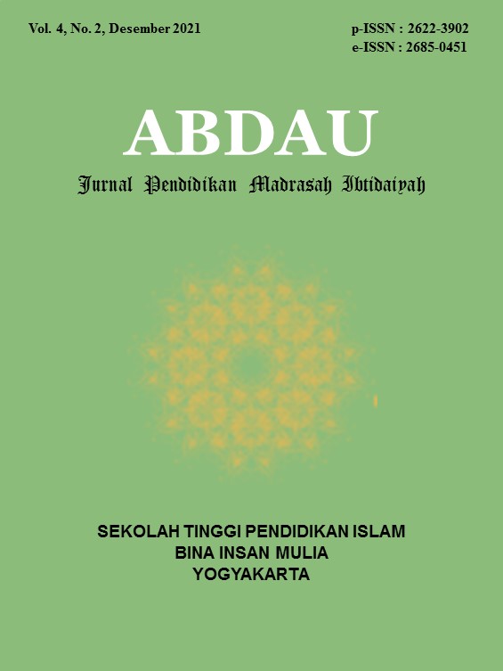 					View Vol. 4 No. 2 (2021): DESEMBER, ABDAU: Jurnal Pendidikan Madrasah Ibtidaiyah
				